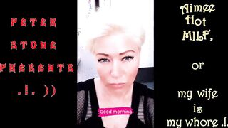 A true mature woman: a cigarette and the spread pussy of a charming bitch... - 1 image