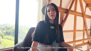 My teacher interviews me and we end up fucking until I squirt!