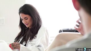 Vanessa Vega gets brutally drilled by the doctor's big cock while getting her latina pussy pounded in doggystyle - 4 image