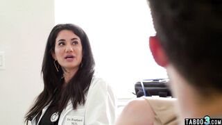 Vanessa Vega gets brutally drilled by the doctor's big cock while getting her latina pussy pounded in doggystyle - 5 image