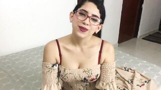 Horny Latina teacher squirts while pleasuring herself & fucks herself with dildo - 2 image