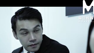 Asian babe Asia's short hair blows while she squirts in a parody game with toys