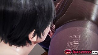 Intense bed-time pussy fingering & pussy play with tight pussy E-girl Mikky 3D Hentai: Pussy Fingering