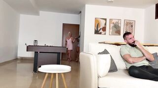 My daydream came true: meeting two stunning girls & getting dominated by them in wild WILD TRIO action - Squirt Party!