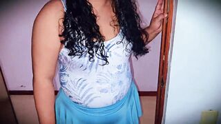 DeisyYeraldine, a naughty neighbor, gets off with a dildo in public and squirts in ecstasy