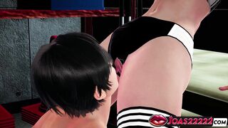 Brenn, the hot yoga instructor, gets off with intense pussy licking, intense ass fingering, and intense orgasms