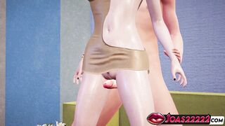 Lucy with Perfect Body in 3D Hentai - Moans & Squirts as she gets her pussy and ass pounded in POV