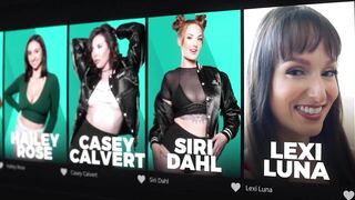 Watch Jessie Rogers & Kimmy Kimm squirt while caught in a taboo threesome with their stepbae's!