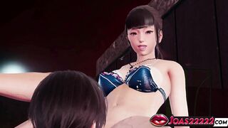 Watch Nanami, the sexy anime babe, get wet and wild in a poolside chair with pussy licking, dildo play, and a squirting - 4 image