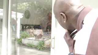 Alexandra Silk gets her tight pussy drilled by a gangsta's big black cock