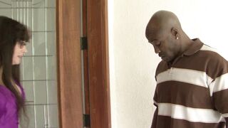 Alexandra Silk gets her tight pussy drilled by a gangsta's big black cock