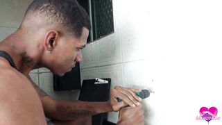 Bricklayer's intense anal pounding leads to a squirting climax for the squirting babe