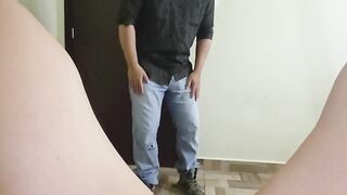 Stepdad licks and makes me squirt with his big tongue - 2 image