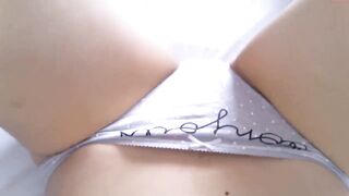 Watch me pleasure my trimmed pussy in cute panties until I cum multiple times