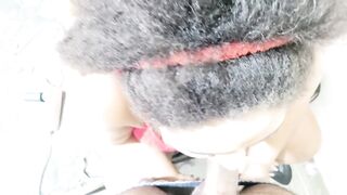 My stepmom squirts while I pound her fat ass and tits - homemade video - 6 image