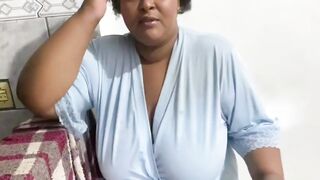 My curvy Latina MILF loaned me her huge natural tits and filled me up with cum - 1 image
