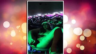 Watch this sexy latina squirt in a live show