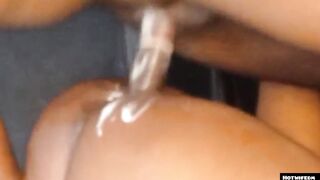 Watch my curvy African wife squirt on my bed while getting intimate with me in homemade black porn video - 15 image