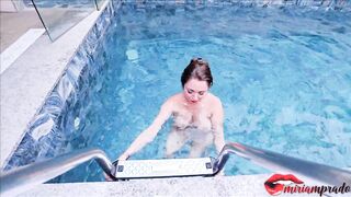 Miriam Prado's Solo Spa Session: Masturbating with a Sex Toy & Getting Squirt-Filled - 3 image