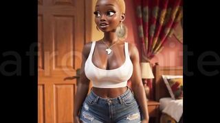 Big Boobs Ebony Village Maiden Seduced Raw By Handsome Big Dick Prince - 4 image