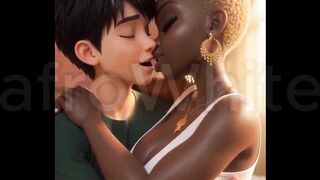Big Boobs Ebony Village Maiden Seduced Raw By Handsome Big Dick Prince - 6 image