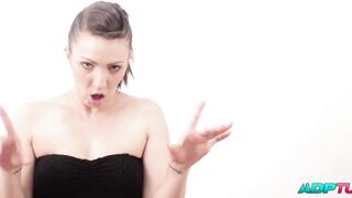 AdPTube Part 1: Watch This Pornstar Get Her Slim Body Pounded on Bar Counter - 15 image