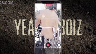 Watch these curvy babes play with their huge tits & squirt on monster truck while getting dutied by a lucky guy