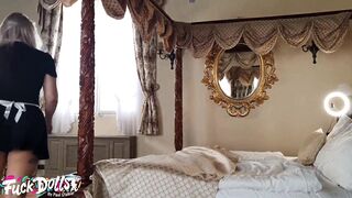 Jarushka Ross gets her ass spanked & face smashed in by horny housemen for Spit in mouth, Squirt, Ass and a messy facial - 4 image