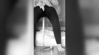 Pissing and Brings herself to Orgasm, Squirting Milky Tits - 4 image