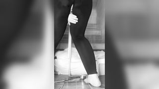 Pissing and Brings herself to Orgasm, Squirting Milky Tits - 8 image