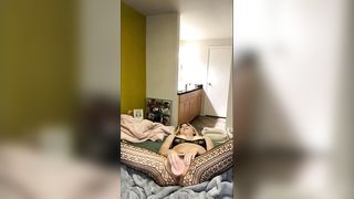 Blonde Babe Masturbating with Dildo and Squirting Wishing you were here - 7 image