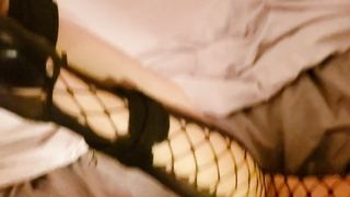 Slut Wife Gets Fucked in Spreader Bar and Cum in Mouth with Ring Gag - 9 image