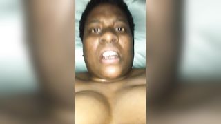 Sexy Brown Skin Playing with her Massager and Squirts - 14 image