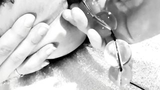 HUGE FOUNTAIN SQUIRT: Fucked her with ANAL BEADS so Fucking Hard - 2 image