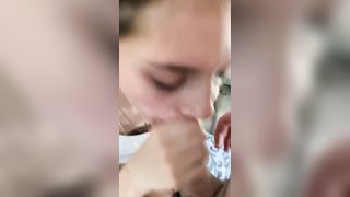 Tiny Teen Sucks, Fucks, and Finishes with a Huge Squirt and a Smile - 9 image