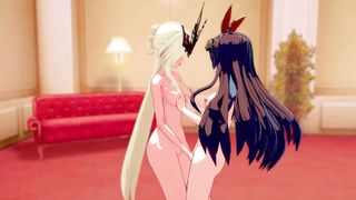 Finally Find a Correct use of Amber as a Sexual Toy for LaSignora (genshin Impact) - 10 image