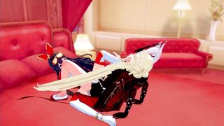 Finally Find a Correct use of Amber as a Sexual Toy for LaSignora (genshin Impact) - 3 image