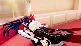 Finally Find a Correct use of Amber as a Sexual Toy for LaSignora (genshin Impact) - 8 image
