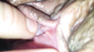 CLOSE UP inside Creamy Pussy Finger Rubbing POV - 12 image
