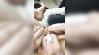 Squirting while Dom Plays with her Clit - 14 image