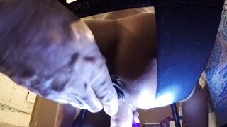 Multiple Orgasms with Anal Plug while Riding a Big Cock on Banging Bench!! - 4 image