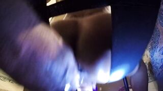 Multiple Orgasms with Anal Plug while Riding a Big Cock on Banging Bench!! - 6 image